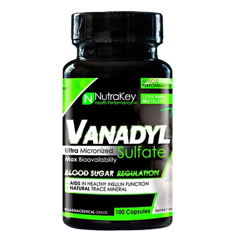 Nutrakey Vanadyl Sulfate - 100 Capsules - 820103979993