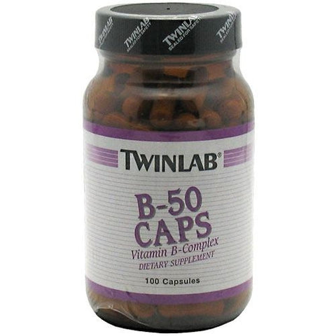 TwinLab B-50 Caps - 100 Capsules - 027434006118