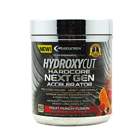 MuscleTech Performance Series Hydroxycut Hardcore NEXT GEN ACCELERATOR - Fruit Punch Fusion - 6.59 oz - 631656709544