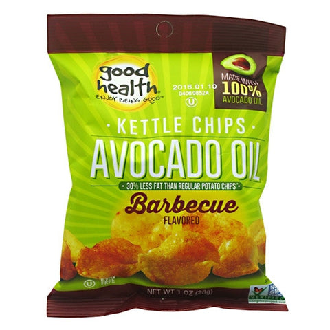 Good Health Kettle Chips Acocado - Barbecue - 24 ea - 10755355008221