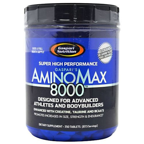 Gaspari Nutrition Amino Max 8000 - 350 Tablets - 646511006997
