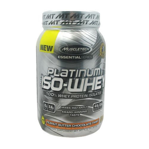 MuscleTech Essential Series 100% Platinum Iso-Whey