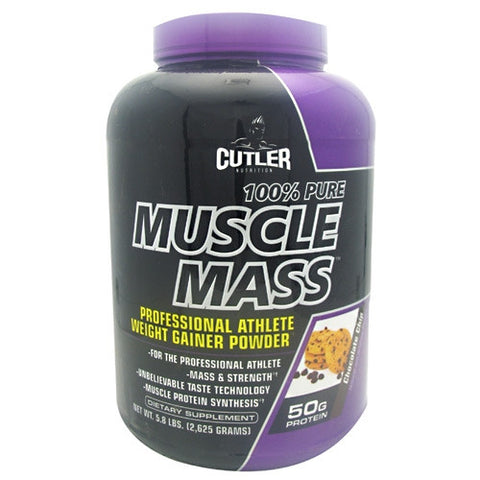 Cutler Nutrition 100% Pure Muscle Mass - Chocolate Chip - 62 Servings - 810150021127