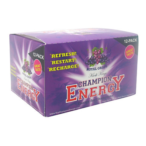 Kiosk Kings Champion Energy - Royal Grape - 12 Bottles - 793573921062