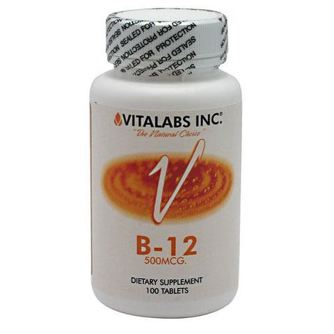 Vitalabs B-12 - 100 Tablets - 092617020717