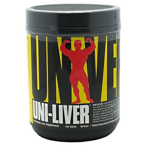 Universal Nutrition Uni-Liver - 250 Tablets - 039442041920
