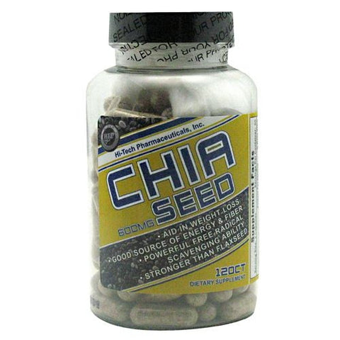 Hi-Tech Pharmaceuticals Chia Seed - 120 Capsules - 853598003768