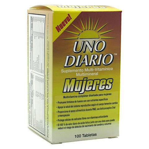 Absolute Nutrition Uno Diario Mujeres - 100 Tablets - 708235089073