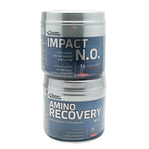 Inner Armour Blue Impact N.O./Amino Recovery - Watermelon/Fruit Punch - 16 ea - 183859101033