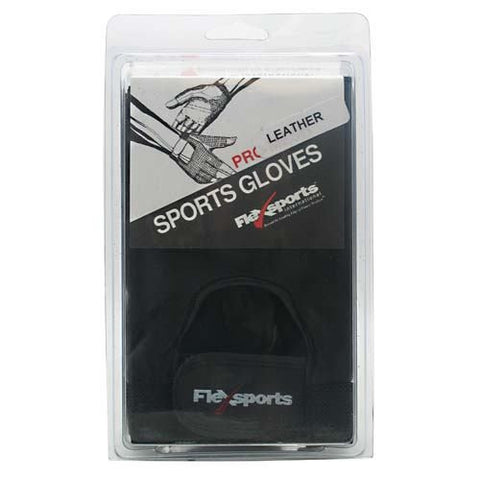 Flexsports International Leather Pro Mesh Sports Gloves - Large -   - 718774347251