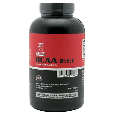 Betancourt Nutrition BCAA 2:1:1 Ratio - 300 Capsules - 857487003310