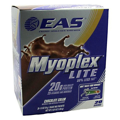 EAS Myoplex Lite Nutrition Shake - Chocolate Cream - 20 Servings - 791083005074
