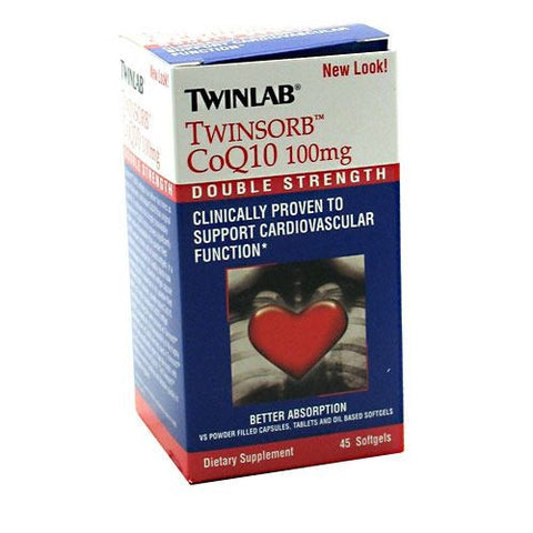 TwinLab Twinsorb CoQ10 - 45 Softgels - 027434022781