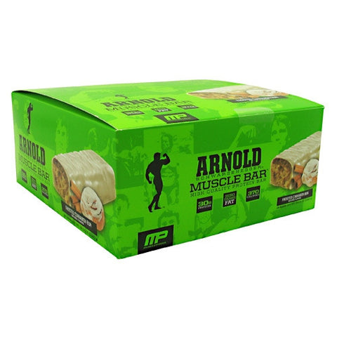 Arnold By Musclepharm Muscle Bar - Frosted Cinnamon Bun - 12 Bars - 748252314154