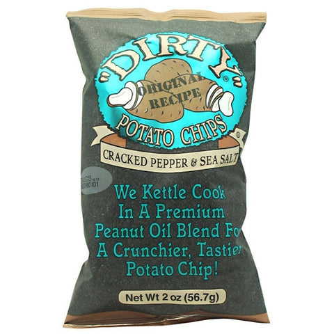 Good Health &quot;Dirty&quot; Potato Chips - Pepper & Sea Salted - 25 ea - 083791520155