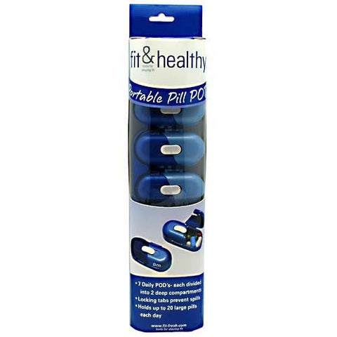 Fit & Fresh Portable Pill POD - 1 ea - 700522005940