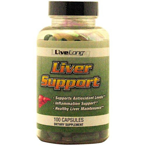 Live Long Nutrition Liver Support - 100 Capsules - 610074528760