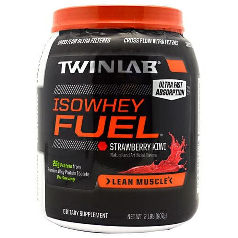 TwinLab Iso Whey Fuel - Strawberry Kiwi - 2 lb - 027434036771