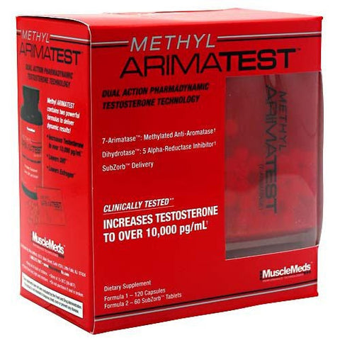 Muscle Meds Methyl Arimatest - 180 Capsules - 891597002306