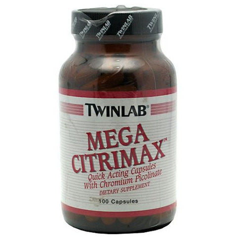 TwinLab Mega CitriMax with Chromium Picolinate - 100 Capsules - 027434005142