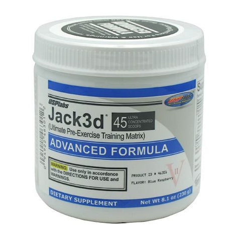 USP Labs Jack3d Advanced - Blue Raspberry - 45 Servings - 094922463012