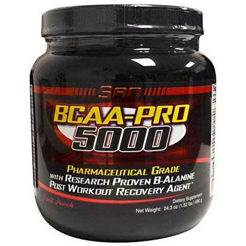 SAN BCAA-Pro 5000 - Fruit Punch - 24 oz - 672898420156