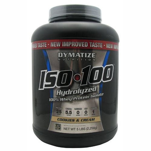 Dymatize Iso-100 - Cookies & Cream - 5 lb - 705016353200