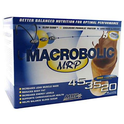 MHP Macrobolic MRP - Chocolate Fudge Brownie - 20 Servings - 666222811000