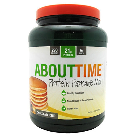 SDC Nutrition About Time Protein Pancake Mix - Chocolate Chip - 10 Servings - 837654315101