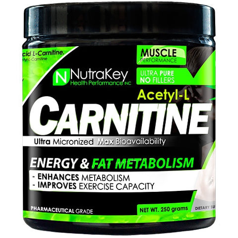 Nutrakey Acetyl-L-Carnitine - 500 Servings - 045635774681