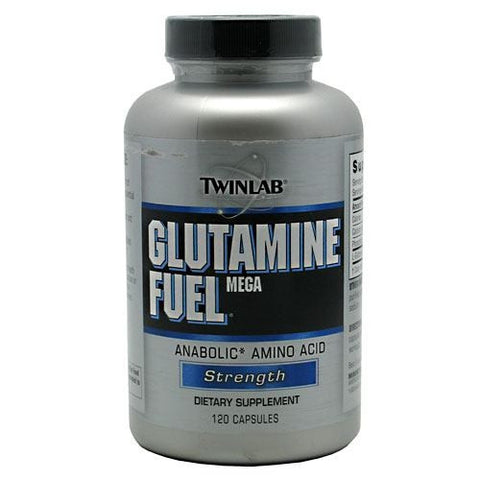 TwinLab Strength Mega Glutamine Fuel - 120 Capsules - 027434009935