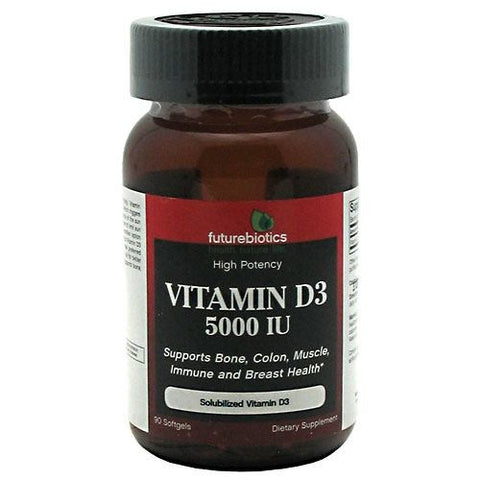 Futurebiotics Vitamin D3 5000 IU - 90 Tablets - 049479006311