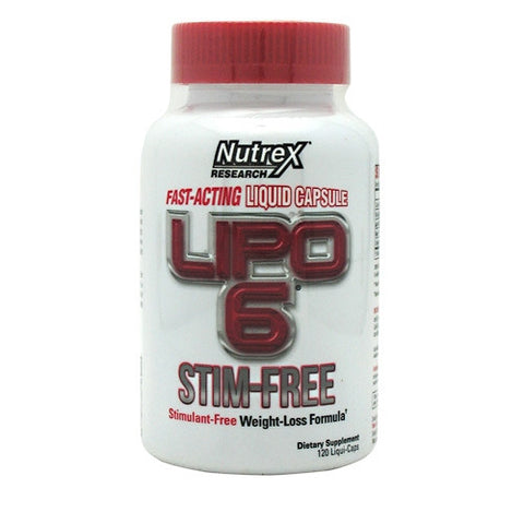 Nutrex Lipo 6 Stim-Free - 120 ea - 853237000929