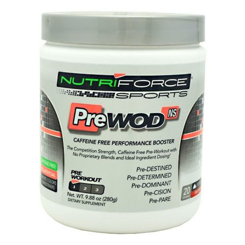 Nutriforce Sports PreWod Non-Stimulant - Fruit Punch - 20 Servings - 755244017030