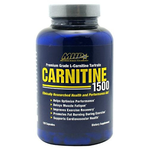 MHP Carnitine 1500 - 14 Capsules - 666222092027