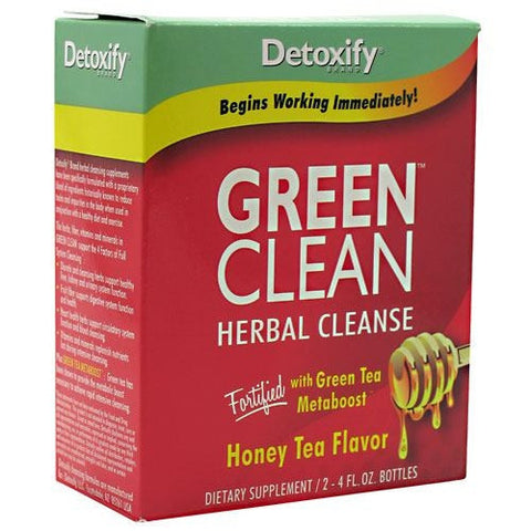 Detoxify LLC Green Clean - Honey Tea - 2 Bottles - 870434000002