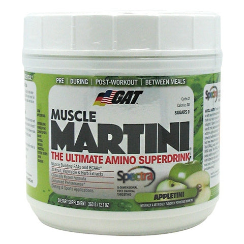 GAT Muscle Martini - Appletini - 360 g - 859613641144